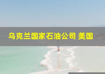 乌克兰国家石油公司 美国